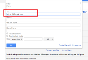 Enter your email address with a dot somewhere in it, different example